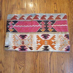 Pottery Barn Wool Aztec Pattern Lumbar Pillow Cover